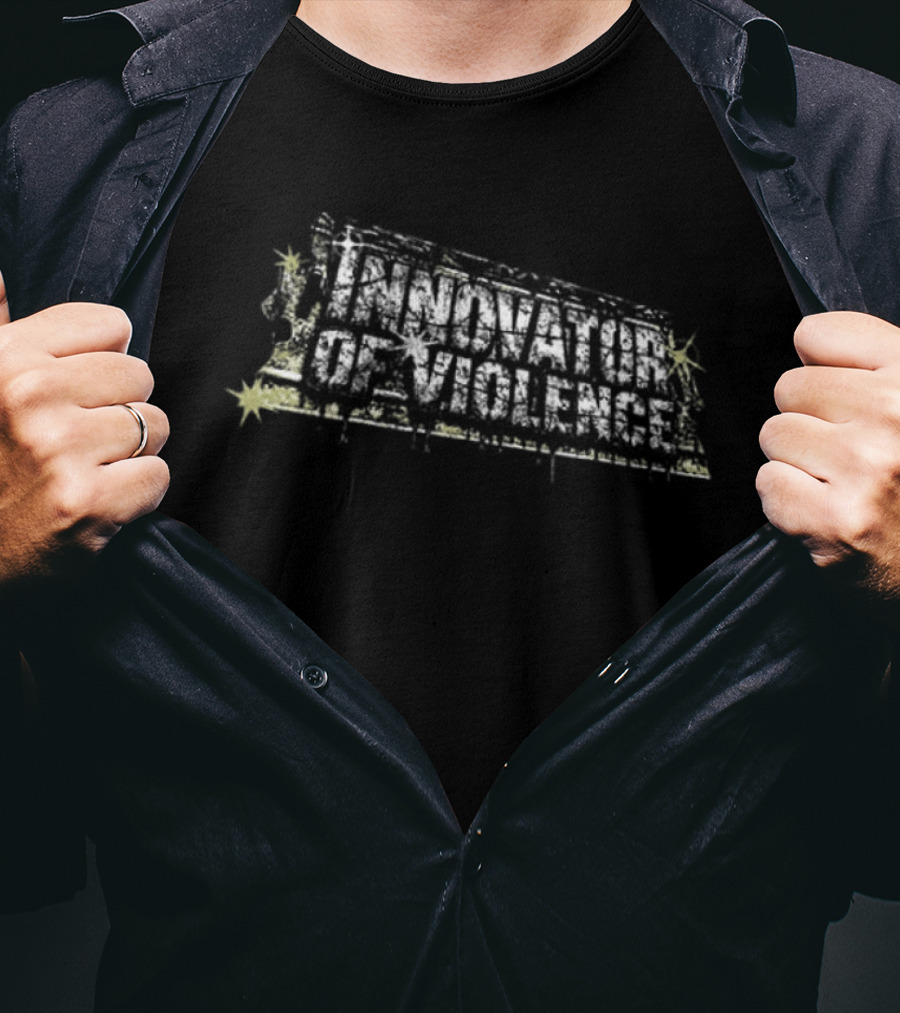 Innovator Of Violence Tommy Dreamer 2 Sided Bold Stamp T-Shirt