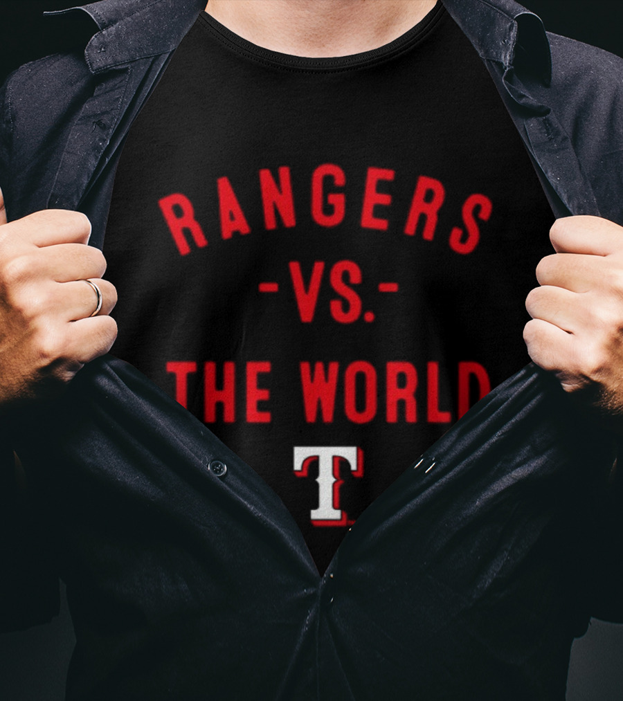 Texas Rangers Vs The World Baseball 2026 Season T-Shirt