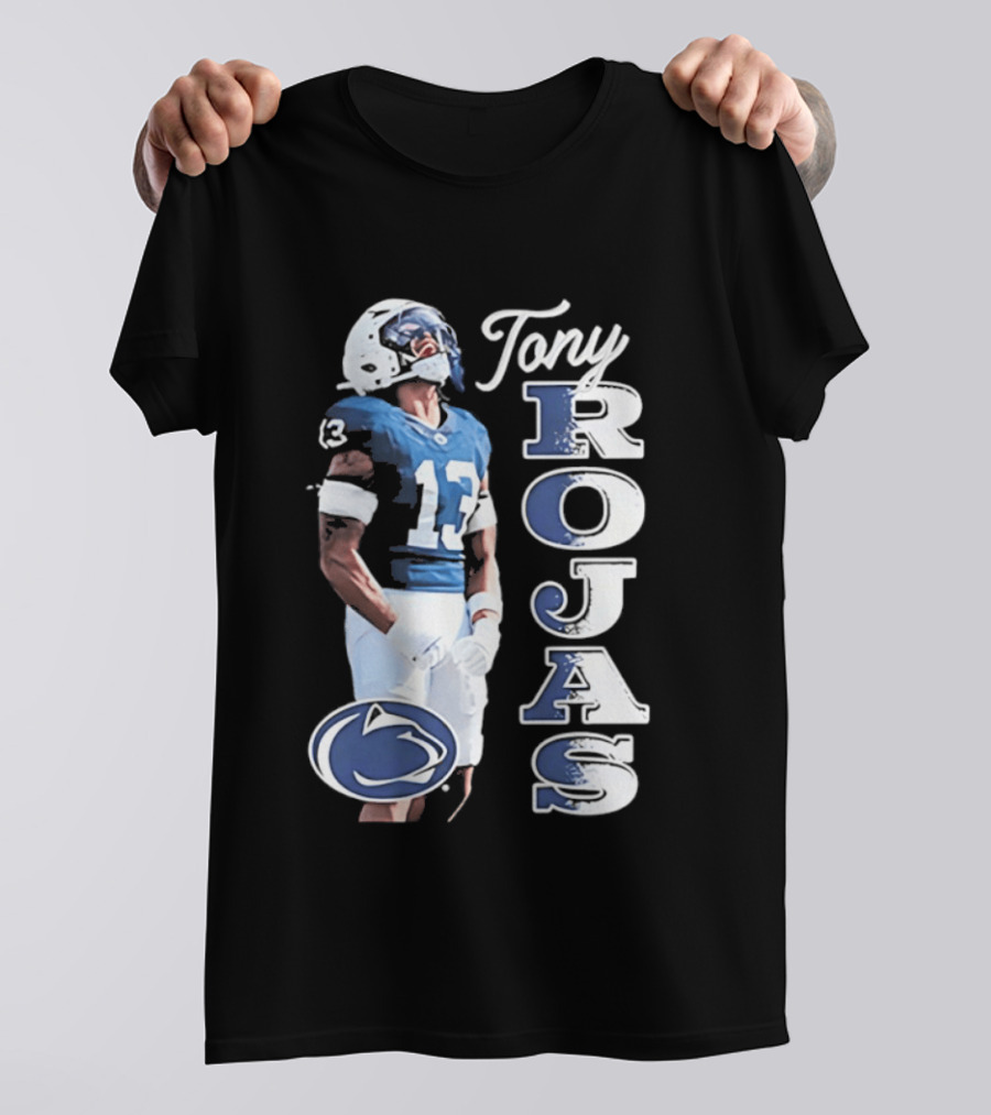 Tony Rojas Nittany Lions Football 13 2026 Big Ten Media Days T-Shirt