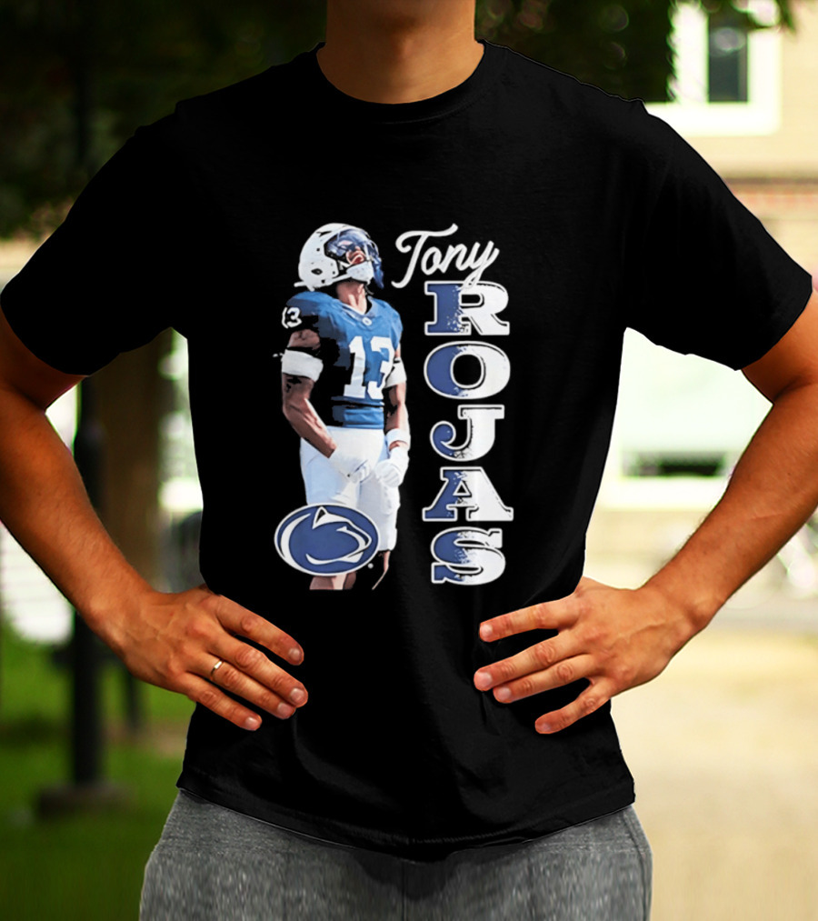 Tony Rojas Nittany Lions Football 13 2026 Big Ten Media Days T-Shirt