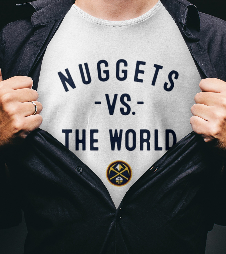 Nuggets Vs The World NBA 2026 Denver Nowbes T-Shirt