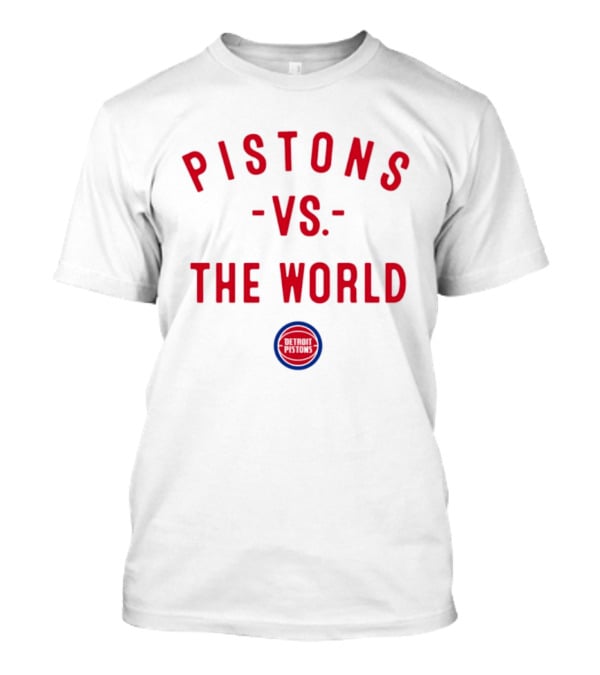 Detroit Pistons Vs The World NBA 2026 Nowbes T-Shirt
