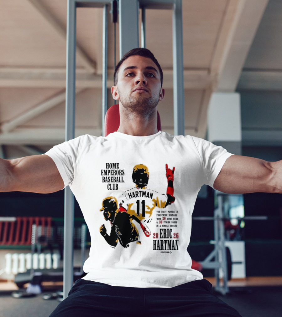 Eric Hartman Rome Emperors Baseball Club 2030 Season T-Shirt