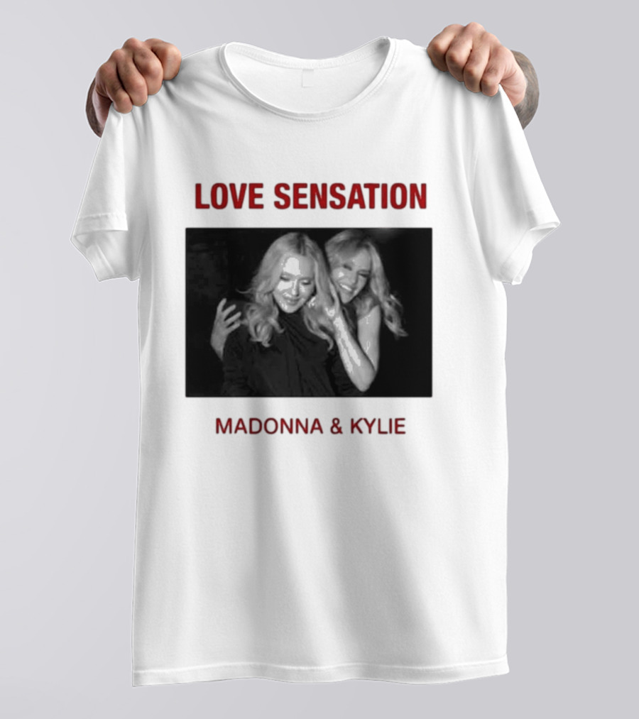 Madonna Kylie Love Sensation 2026 Remix T-Shirt