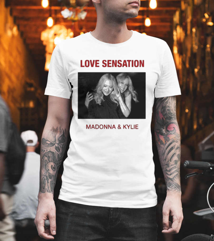 Madonna Kylie Love Sensation 2026 Remix T-Shirt