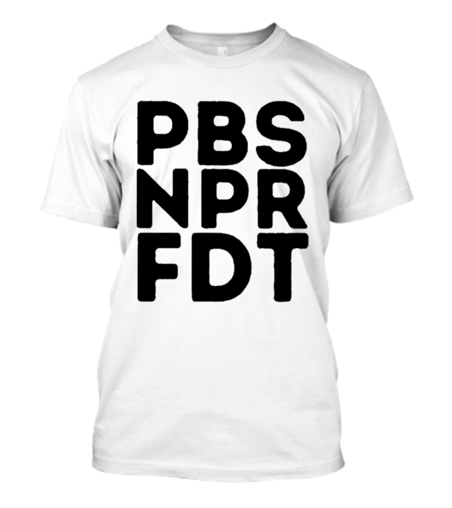 PBS NPR FDT Bold Alphabet Blocks T-Shirt