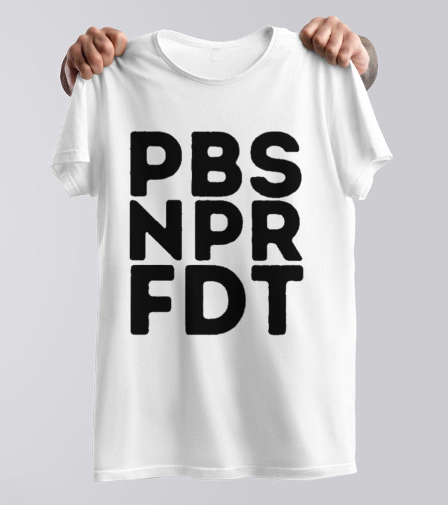 PBS NPR FDT Bold Alphabet Blocks T-Shirt