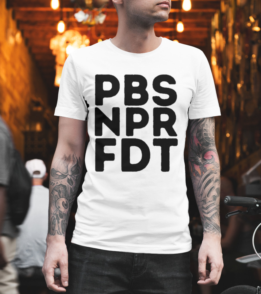 PBS NPR FDT Bold Alphabet Blocks T-Shirt