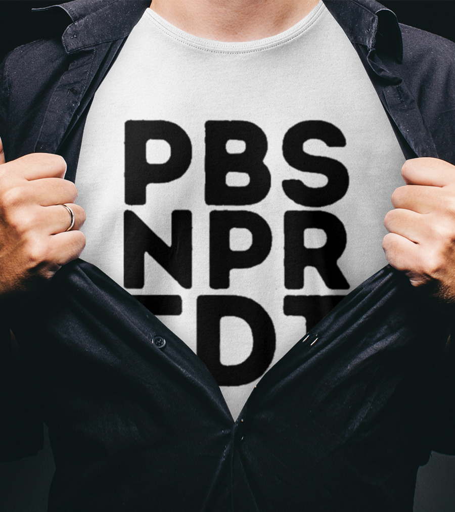 PBS NPR FDT Bold Alphabet Blocks T-Shirt