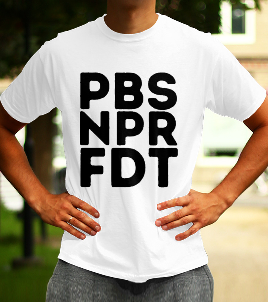 PBS NPR FDT Bold Alphabet Blocks T-Shirt