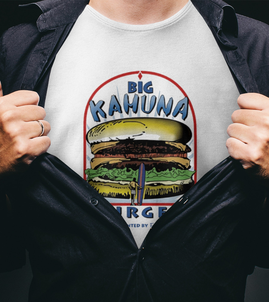 Big Kahuna Burger Fat Sal's Surfing Sandwich Arch T-Shirt