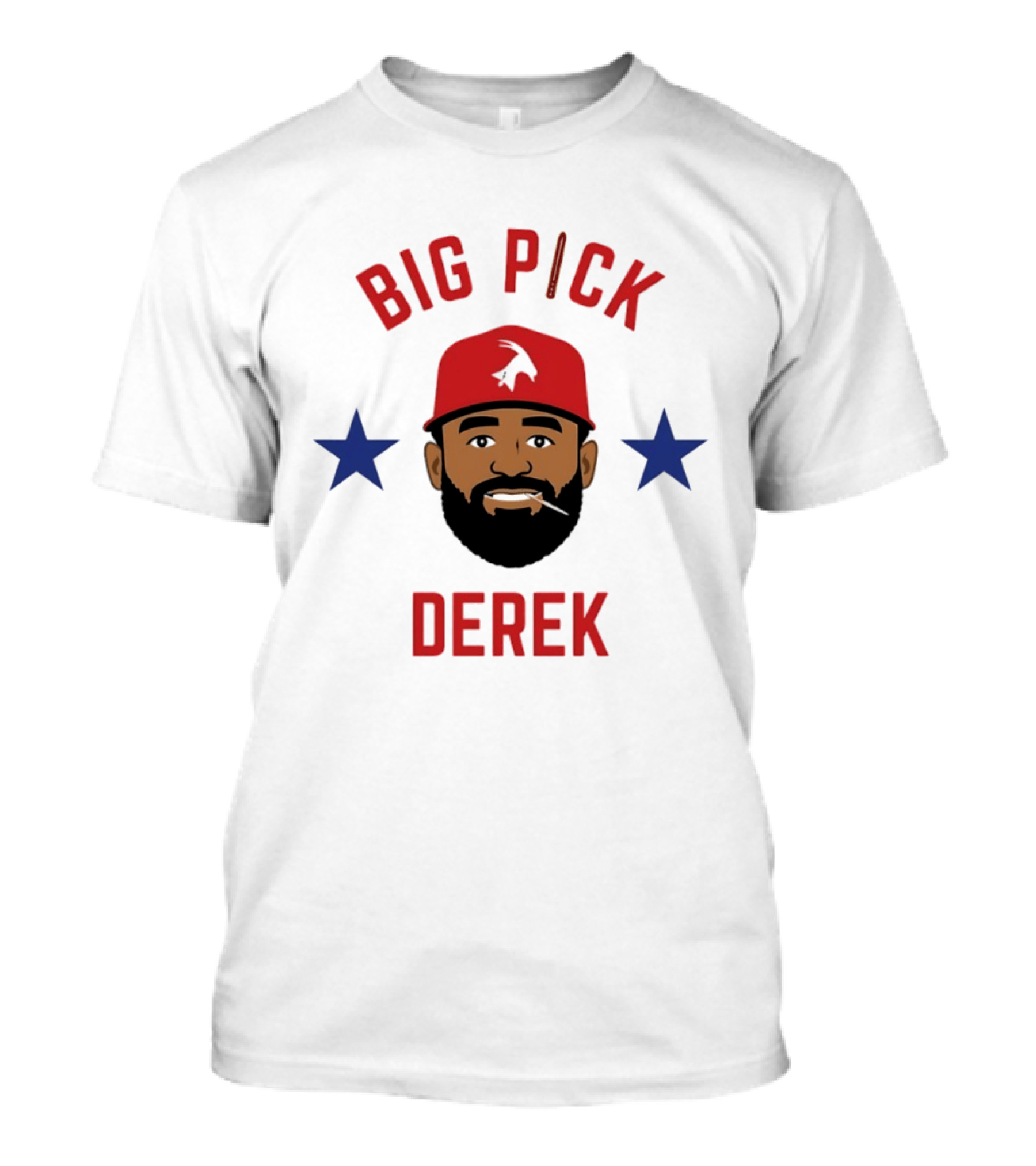 Big Pick Derek Philadelphia Phillies Baseball Stars T-Shirt