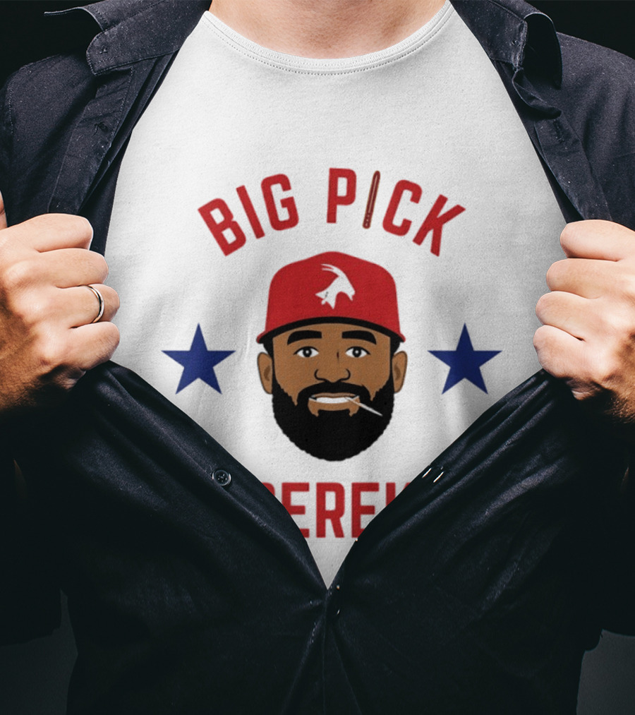 Big Pick Derek Philadelphia Phillies Baseball Stars T-Shirt