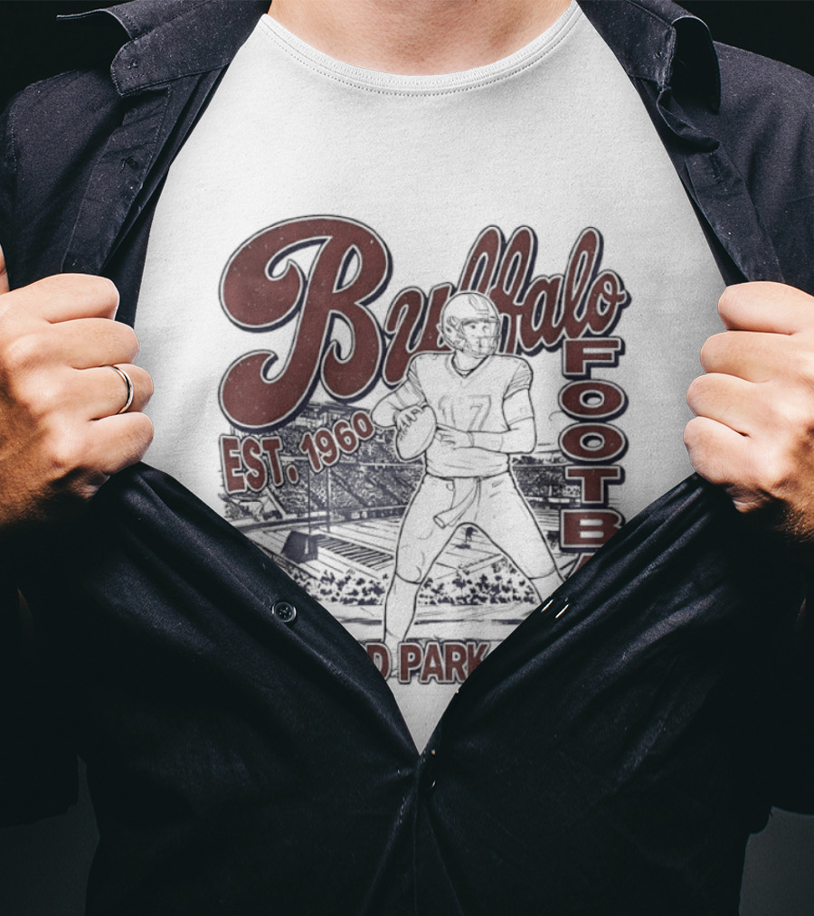 Buffalo Football Est 1960 Josh Allen Orchard Park NY T-Shirt