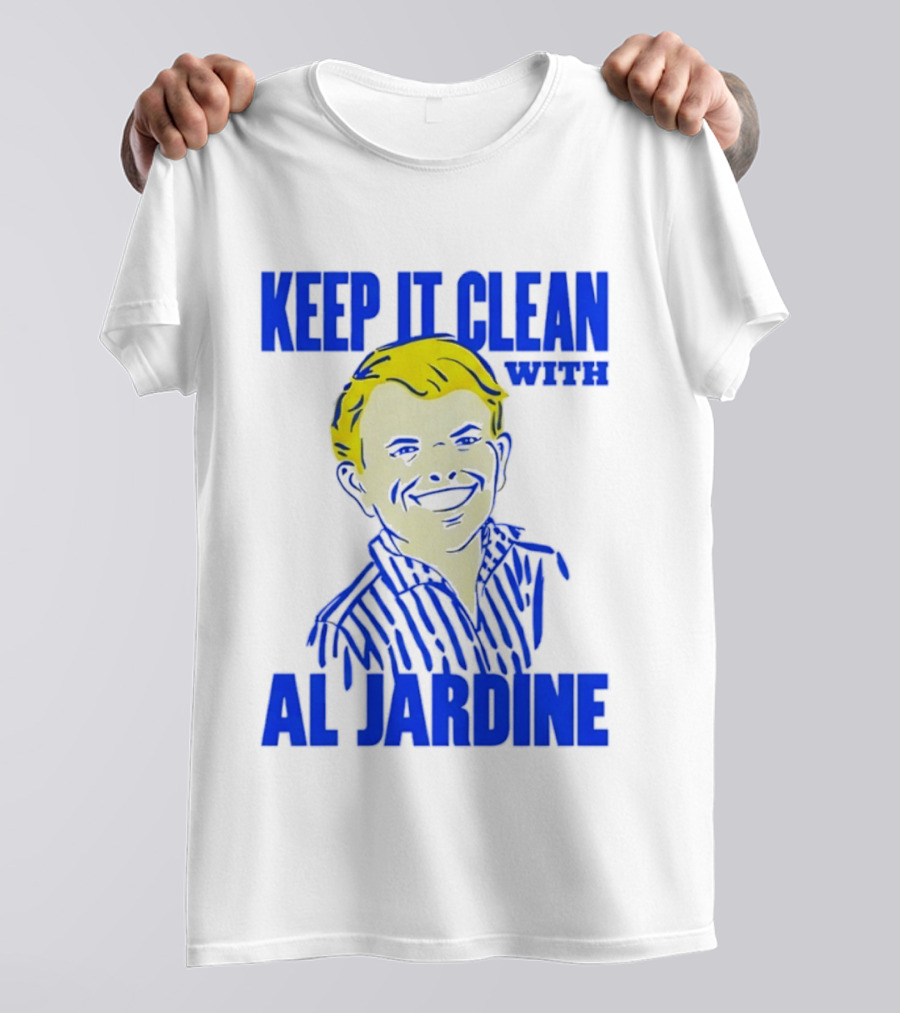 Keep It Clean With Al Jardine Blue Yellow T-Shirt