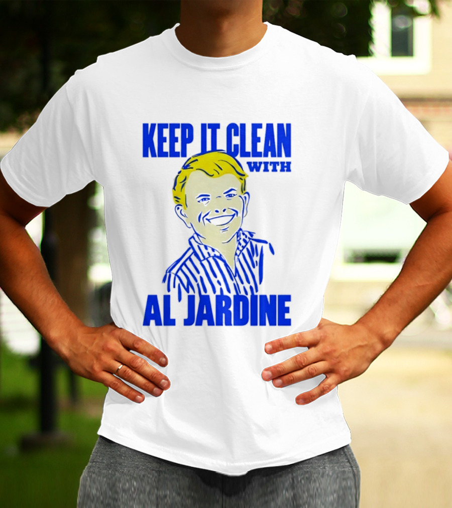 Keep It Clean With Al Jardine Blue Yellow T-Shirt