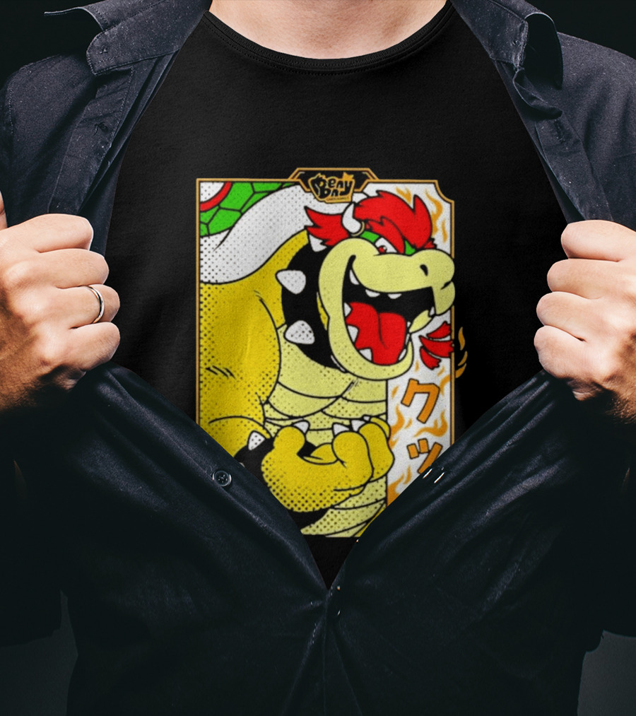 Bowser Japanese Pop Art Comic Style T-Shirt