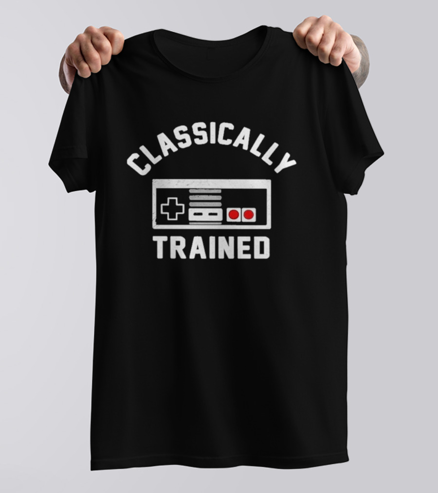 Classically Trained Retro Gaming Controller T-Shirt