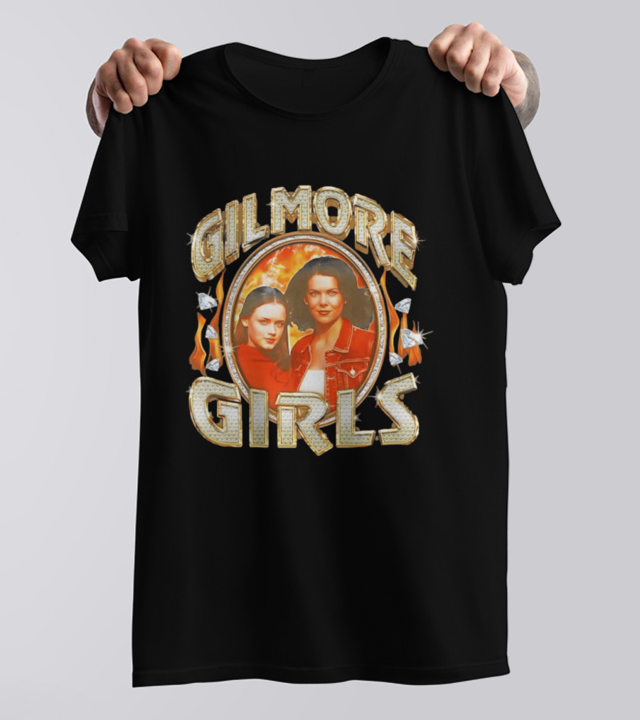 Gilmore Girls Flame Diamond 90s Bootleg T-Shirt