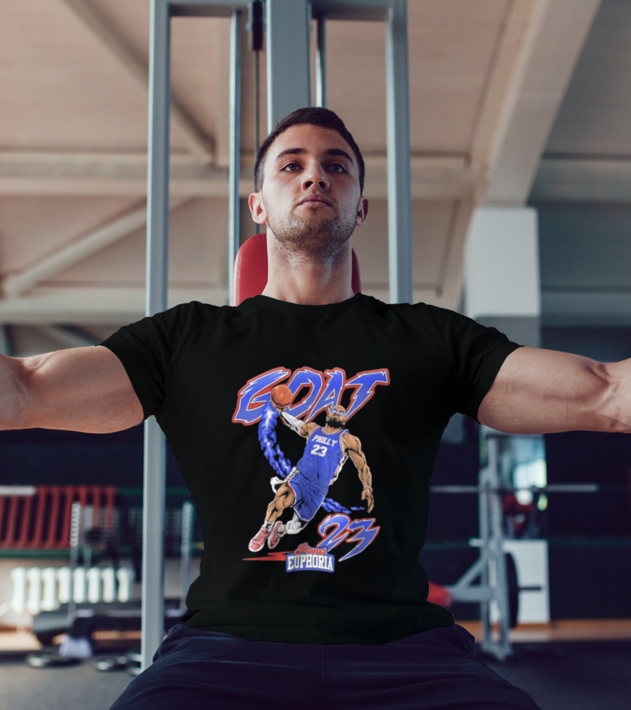 GOAT LeBron 23 Philly NBA Planet Euphoria Comic 2026 T-Shirt