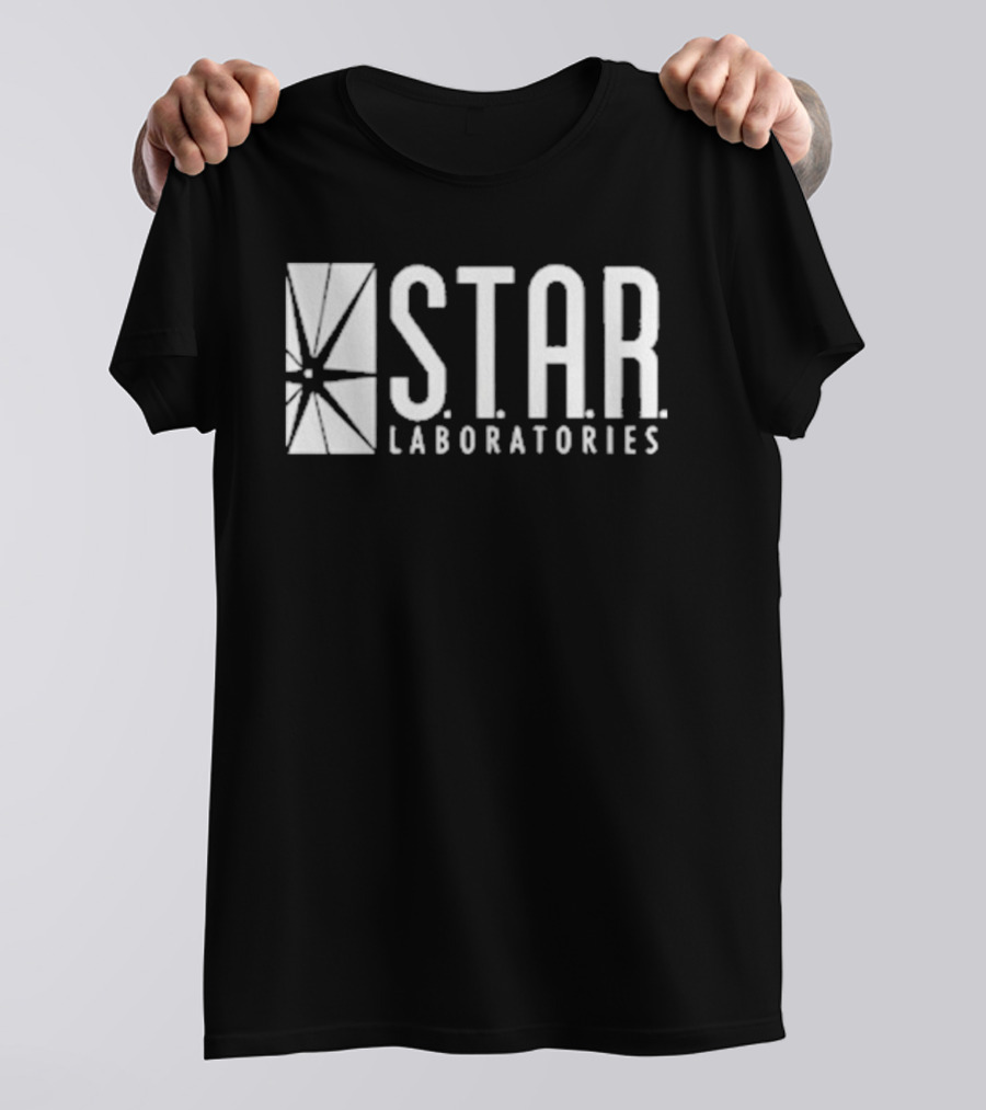 S.T.A.R. Laboratories Grant Gustin Barry Allen The Flash Dark Navy T-Shirt