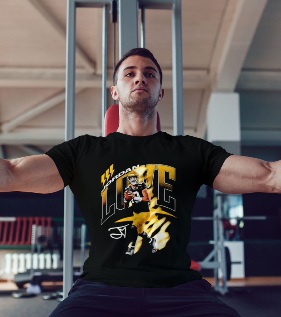 Jordan Love Green Bay Packers 10 Football Star Player Number 10 T-Shirt