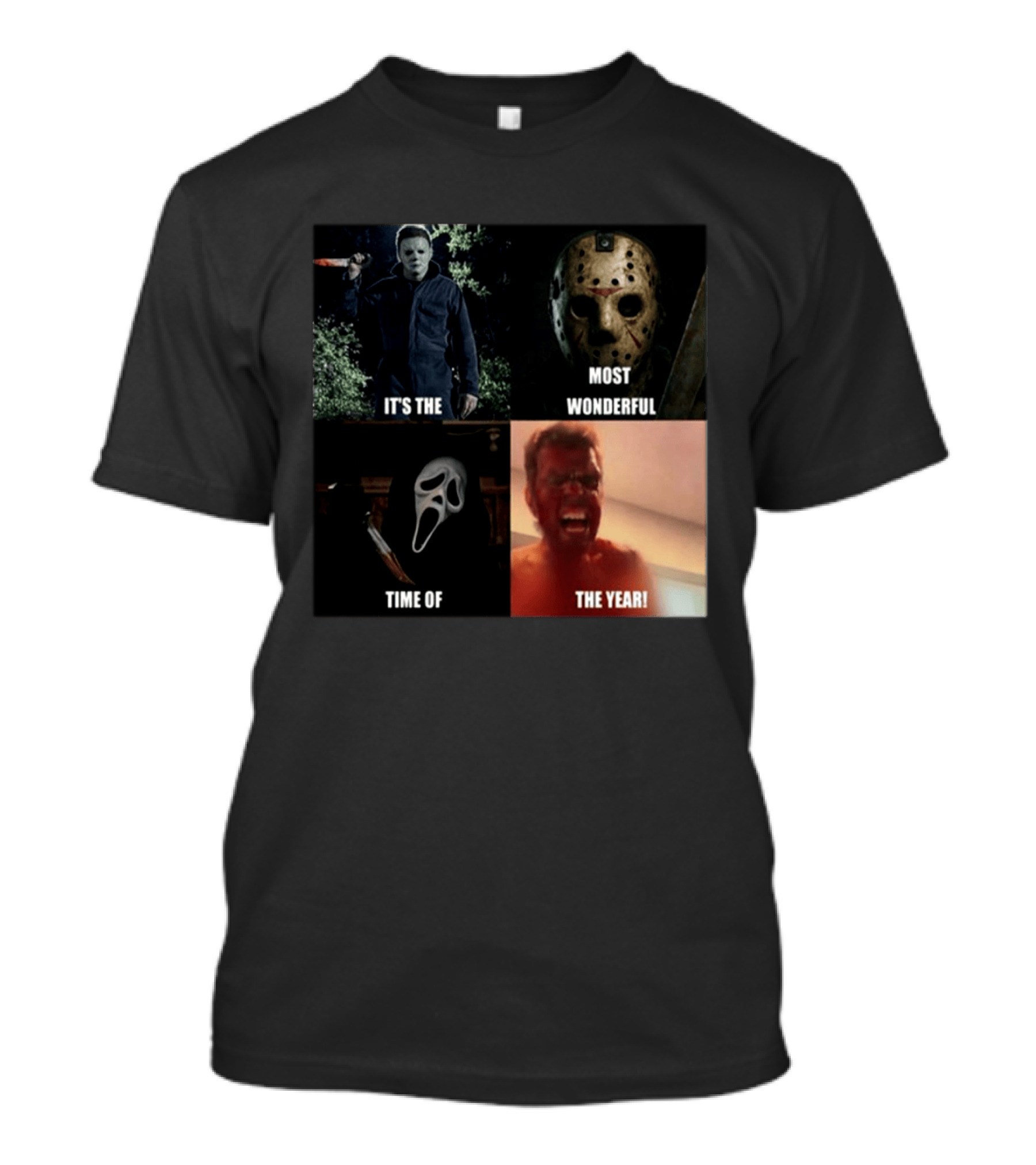 Halloween Horror Icons It's The Most Wonderful Time Of The Year T-Shirt