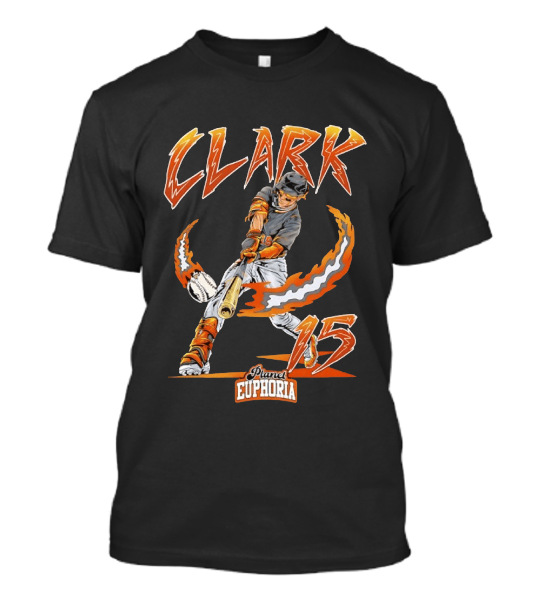 Max Clark Planet Euphoria Baseball Swing 15 Detroit Tigers 2026 MLB Season T-Shirt