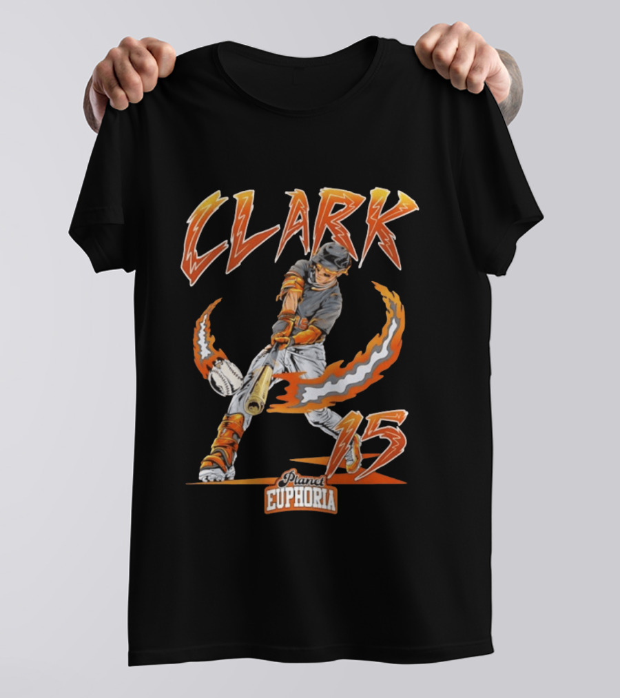 Max Clark Planet Euphoria Baseball Swing 15 Detroit Tigers 2026 MLB Season T-Shirt