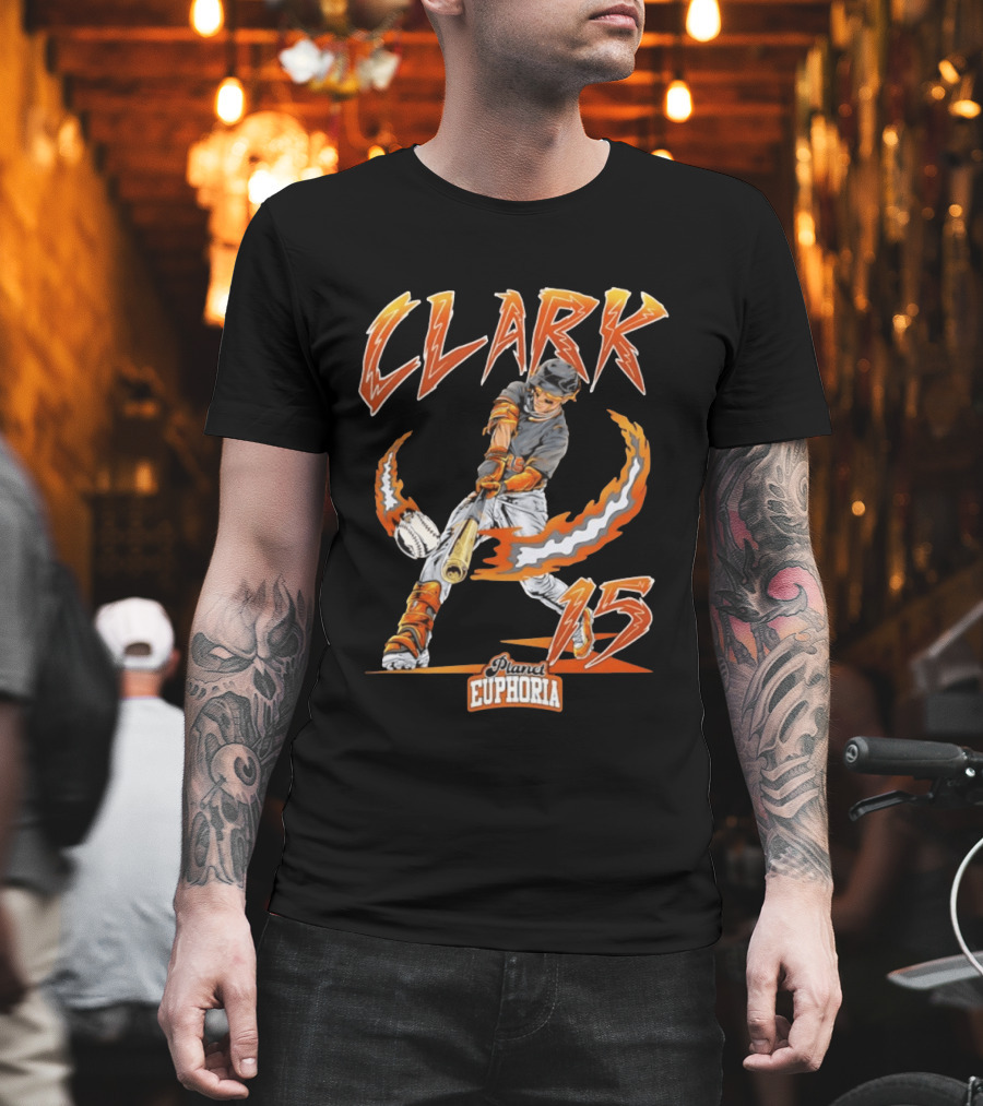 Max Clark Planet Euphoria Baseball Swing 15 Detroit Tigers 2026 MLB Season T-Shirt