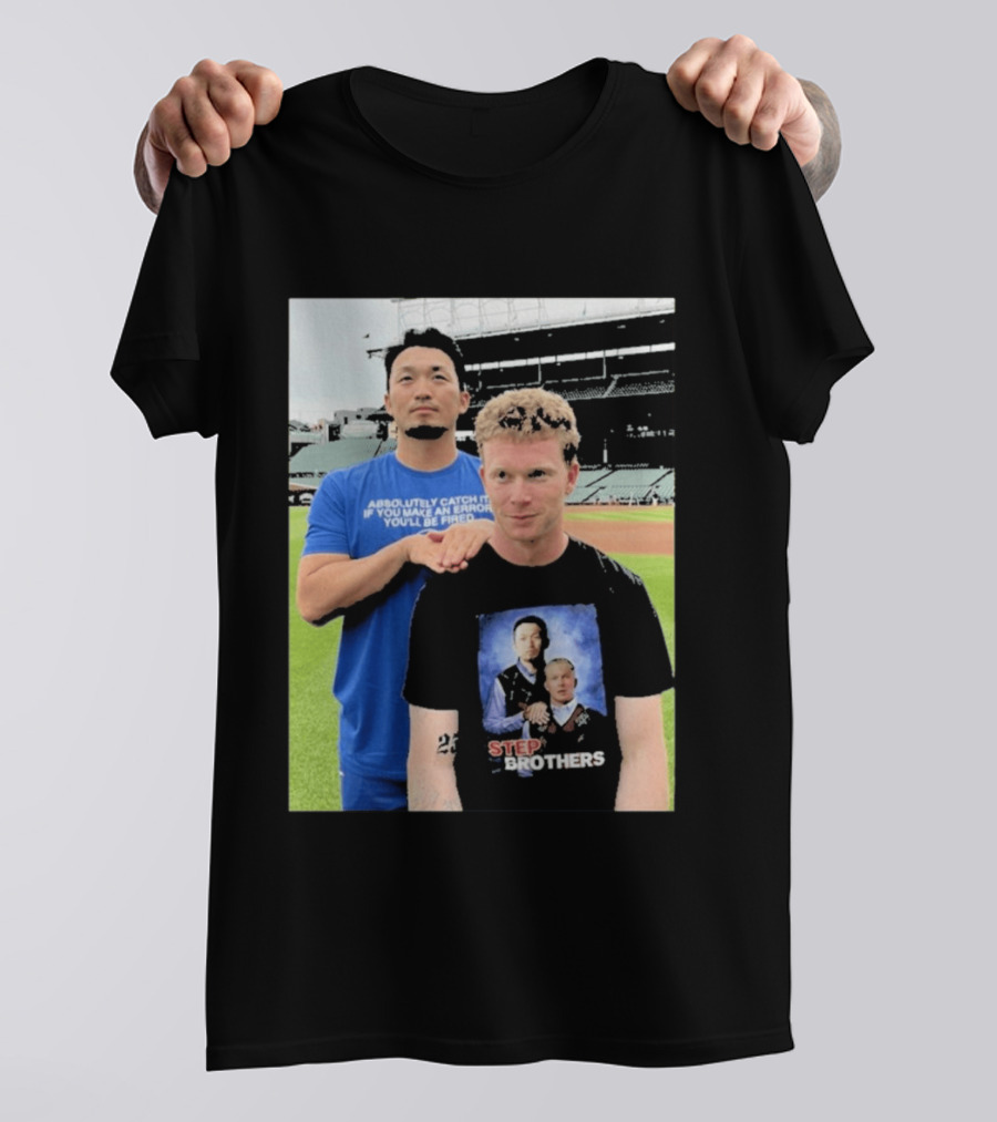 Seiya Suzuki Pete Crow Armstrong Step Brothers Baseball Humor T-Shirt
