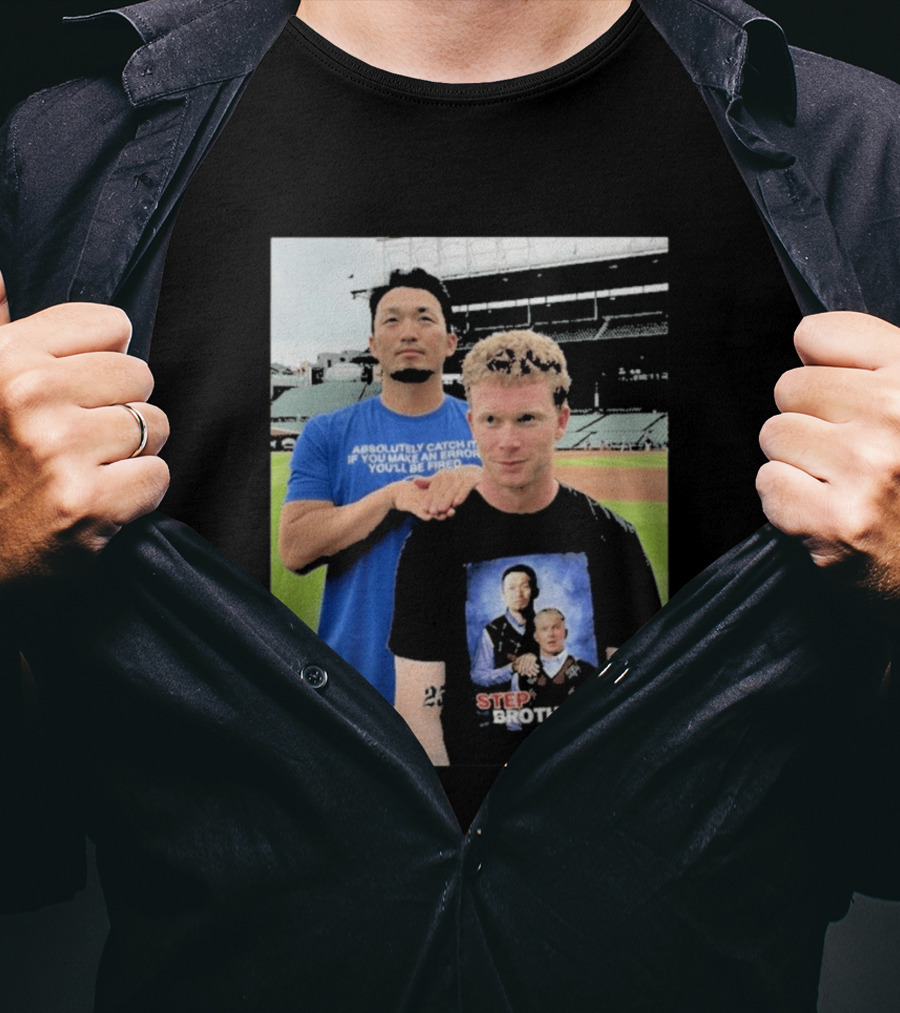 Seiya Suzuki Pete Crow Armstrong Step Brothers Baseball Humor T-Shirt