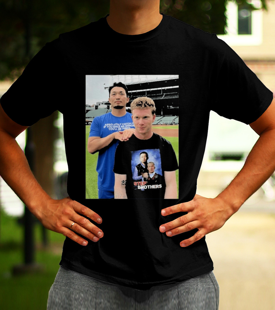 Seiya Suzuki Pete Crow Armstrong Step Brothers Baseball Humor T-Shirt