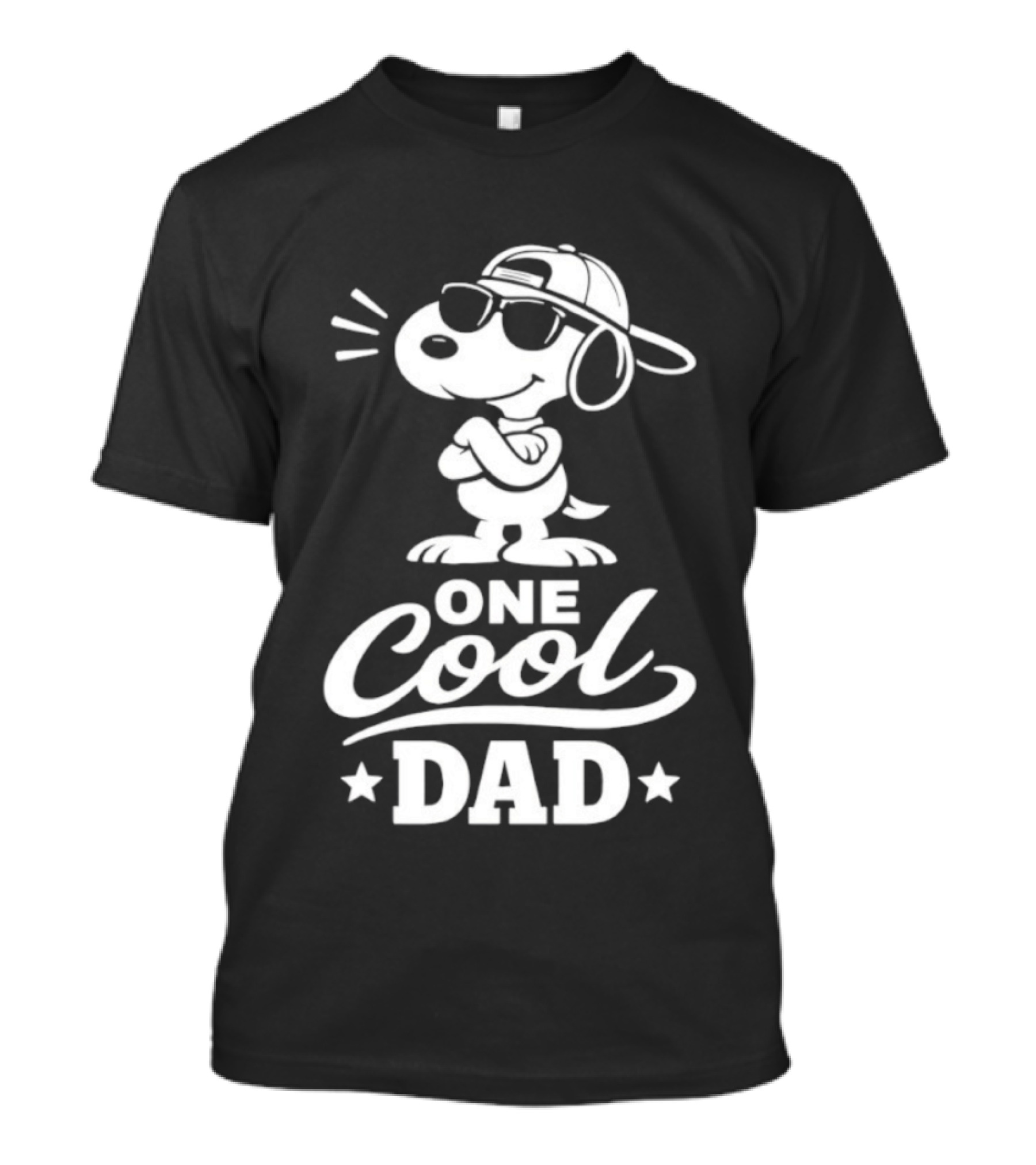 Snoopy One Cool Dad Peanuts Father's Day T-Shirt