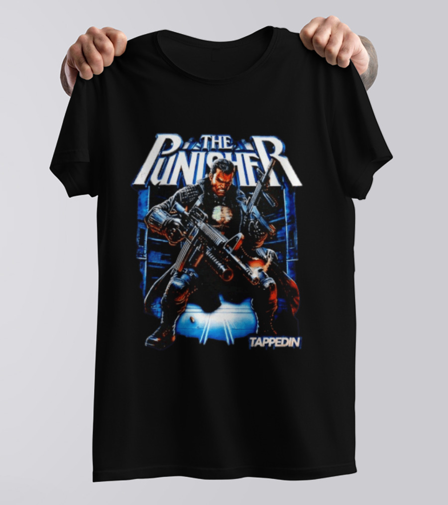 The Punisher Tappedin Marvel Frank Castle Iconic Comic T-Shirt