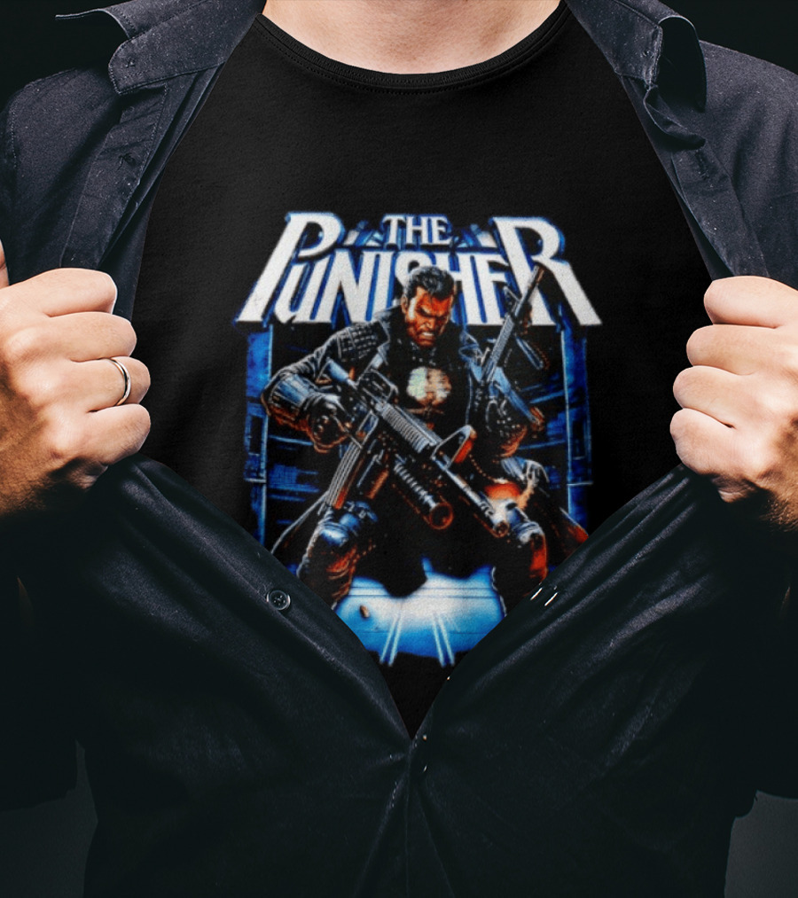 The Punisher Tappedin Marvel Frank Castle Iconic Comic T-Shirt