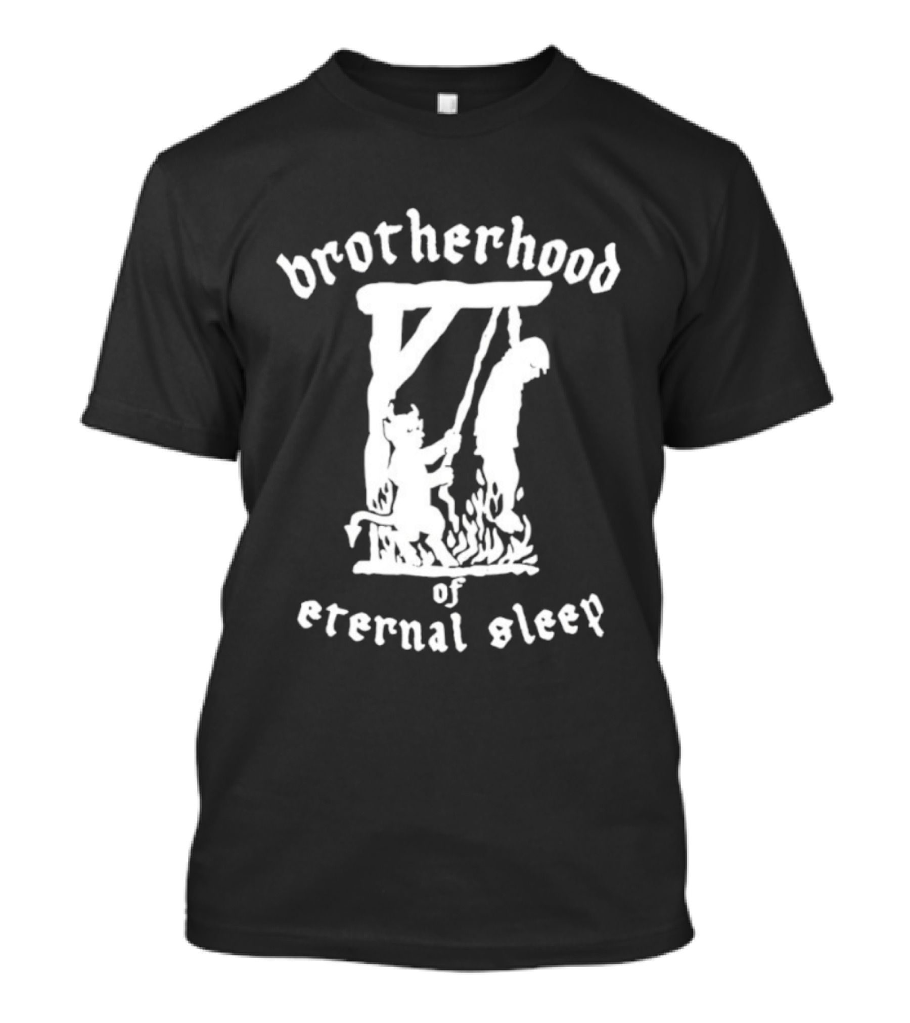 Brotherhood Of Eternal Sleep Death Metal Hanging Execution T-Shirt
