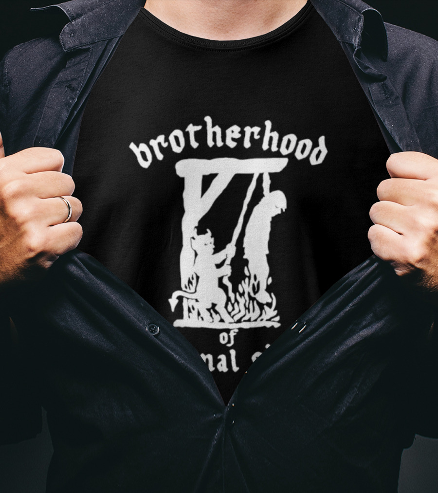 Brotherhood Of Eternal Sleep Death Metal Hanging Execution T-Shirt