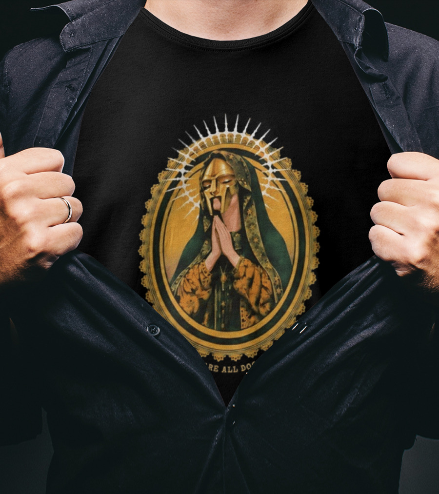 MF Doom We Are All Doomed Iconic Hip Hop Rap Prayer T-Shirt