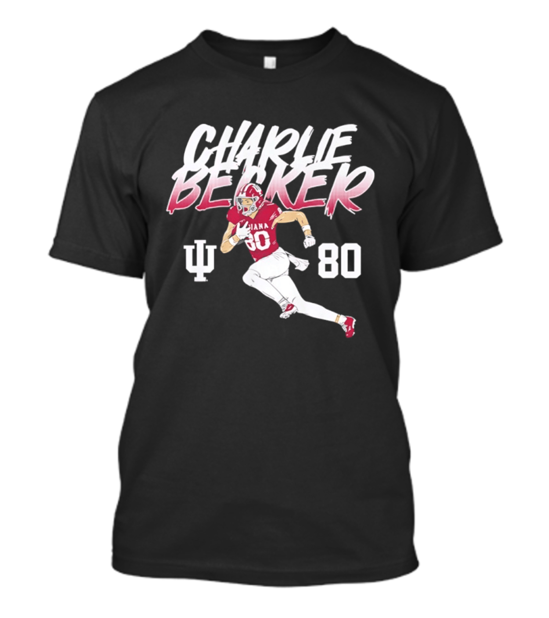Charlie Becker Indiana Hoosiers 80 Pose With IU T-Shirt