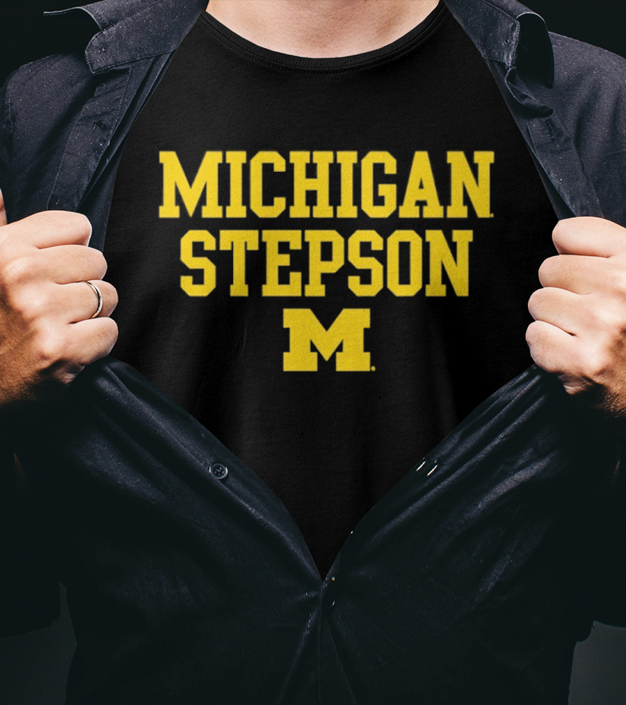 Michigan Wolverines Stepson M 2026 NCAA Team Support T-Shirt