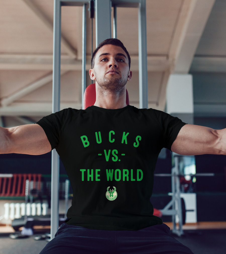 Milwaukee Bucks Vs The World NBA 2026 T-Shirt
