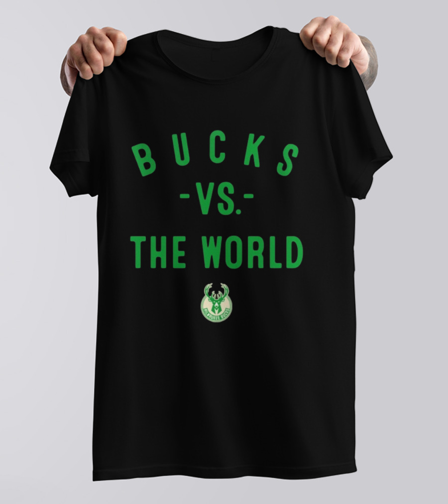 Milwaukee Bucks Vs The World NBA 2026 T-Shirt