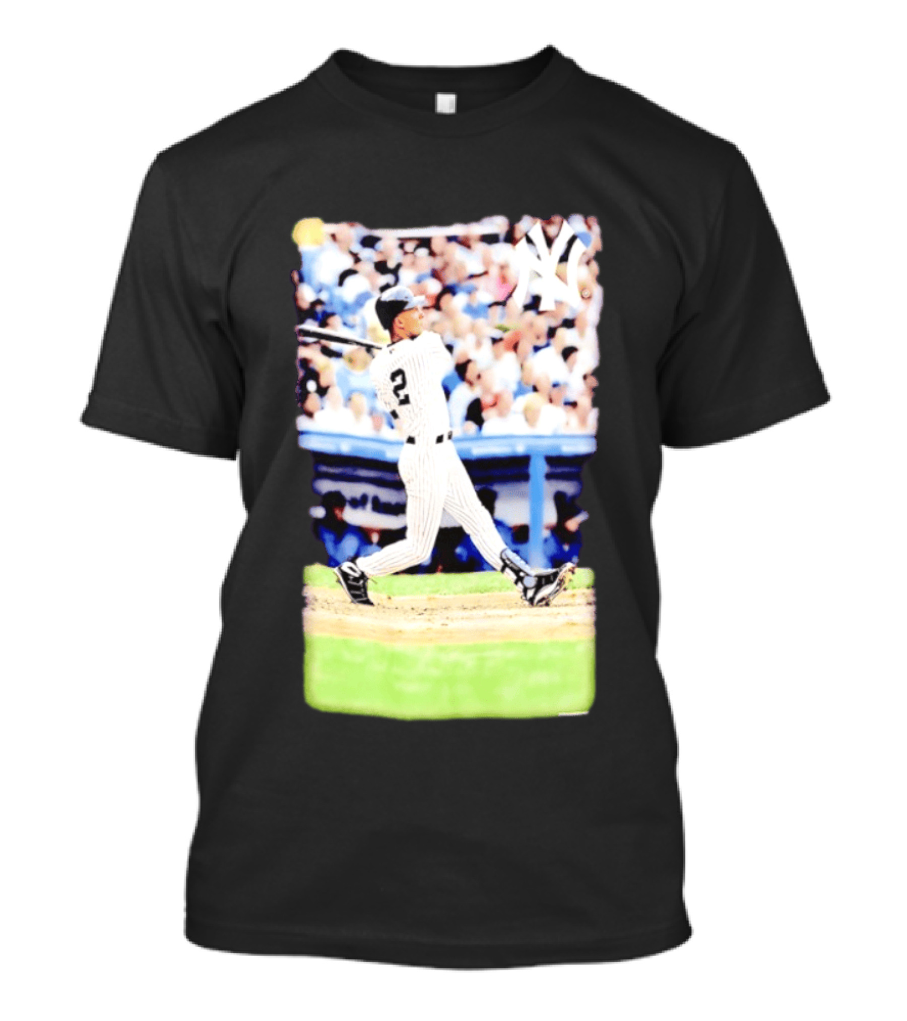 Derek Jeter New York Yankees Legendary Swing Moment T-Shirt