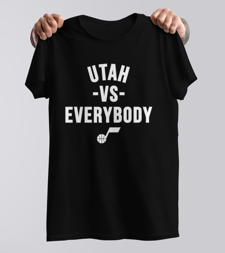 Utah Jazz Vs Everybody NBA Team Spirit T-Shirt