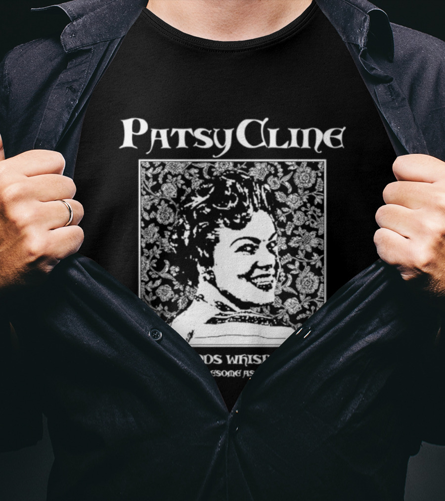 Patsy Cline Night Winds Whisper To Me I Am Lonesome As I Can Be T-Shirt