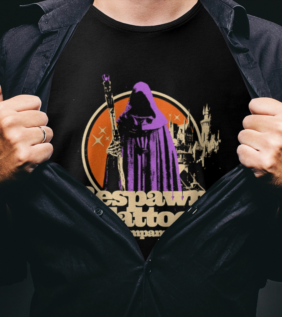 Respawn Tattoo Company Wizard Castle Grim Reaper T-Shirt