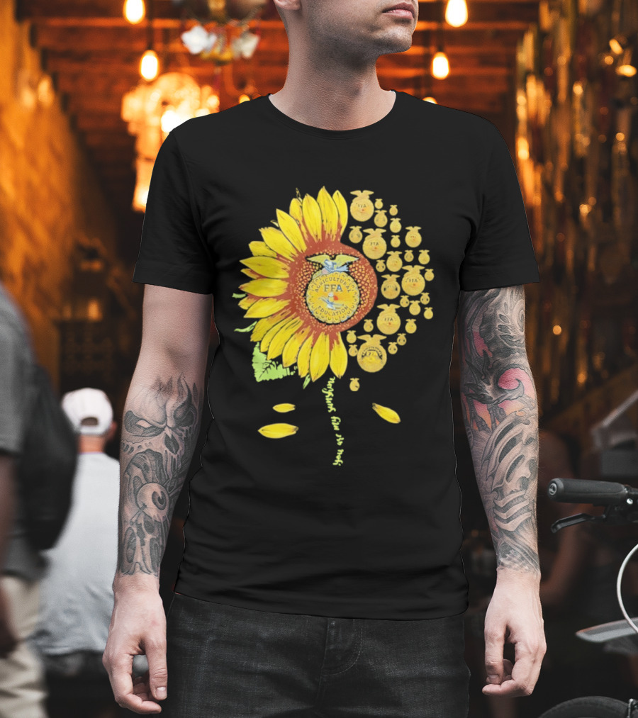 You Are My Sunshine FFA Sunflower Emblem Agricultural Education T-Shirt