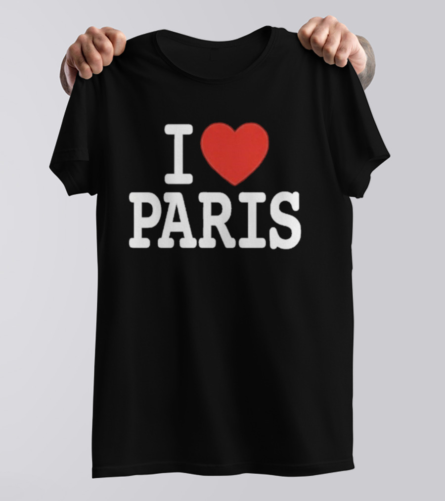 Stephon Castle I Love Paris Heart T-Shirt