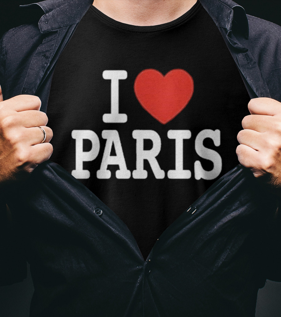 Stephon Castle I Love Paris Heart T-Shirt
